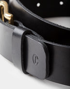 Leather Belt 35mm Black