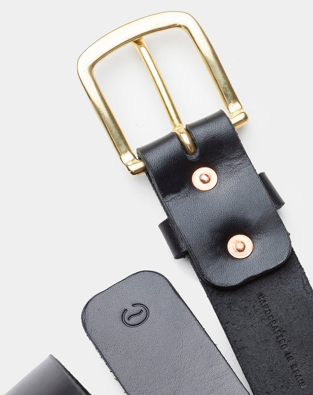 Leather Belt 35mm Black