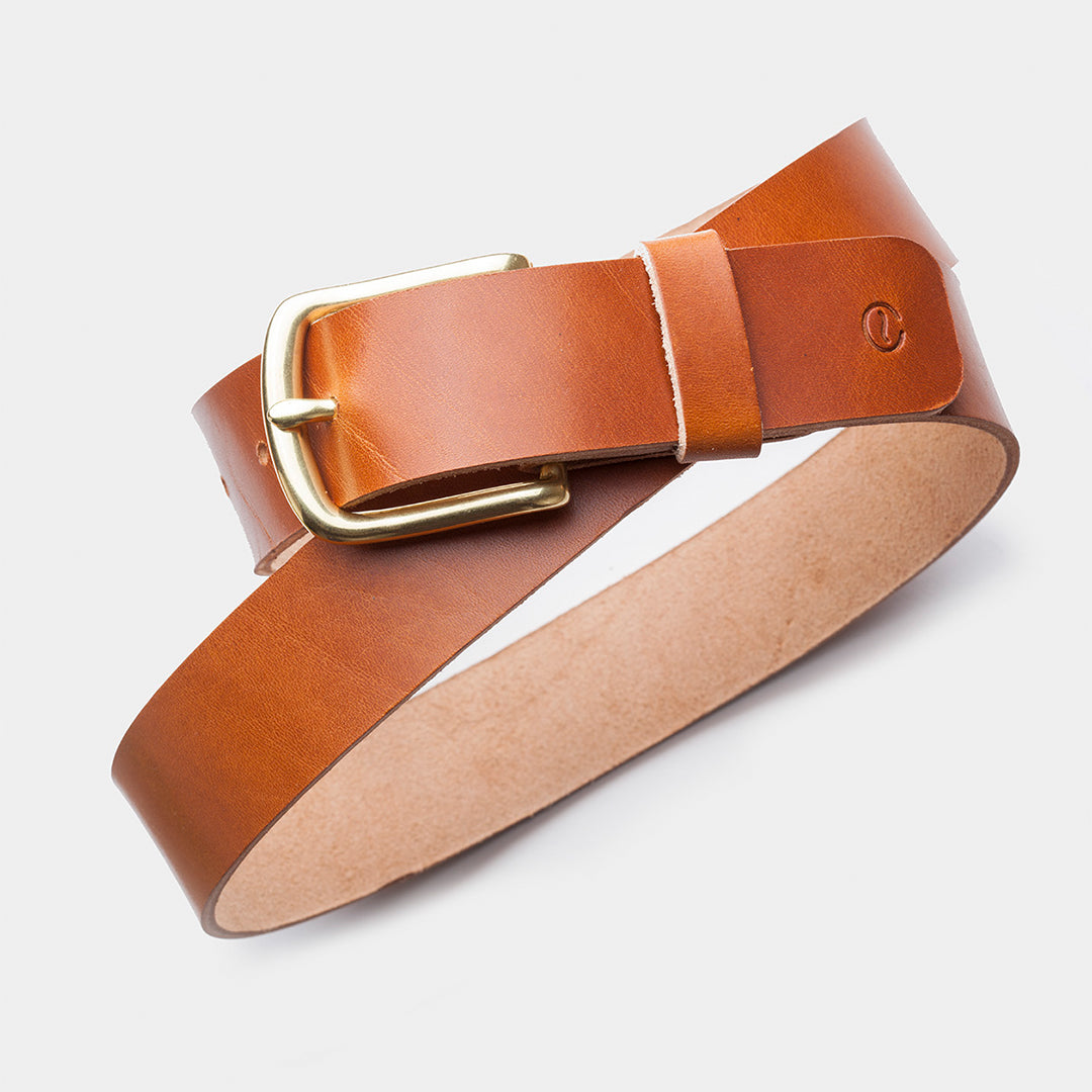 Leather Belt 35mm Roasted