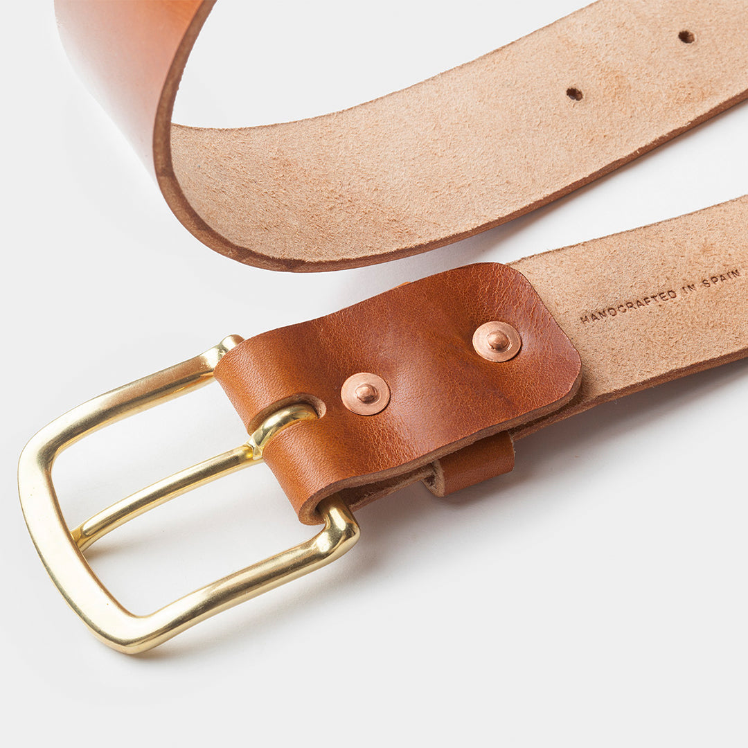 Leather Belt 35mm Roasted