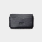 Leather Card Holder Panama Black