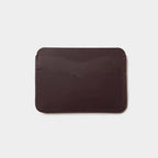 Leather Card Holder Panama Black Coffee