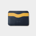 Leather Card Holder Panama Black