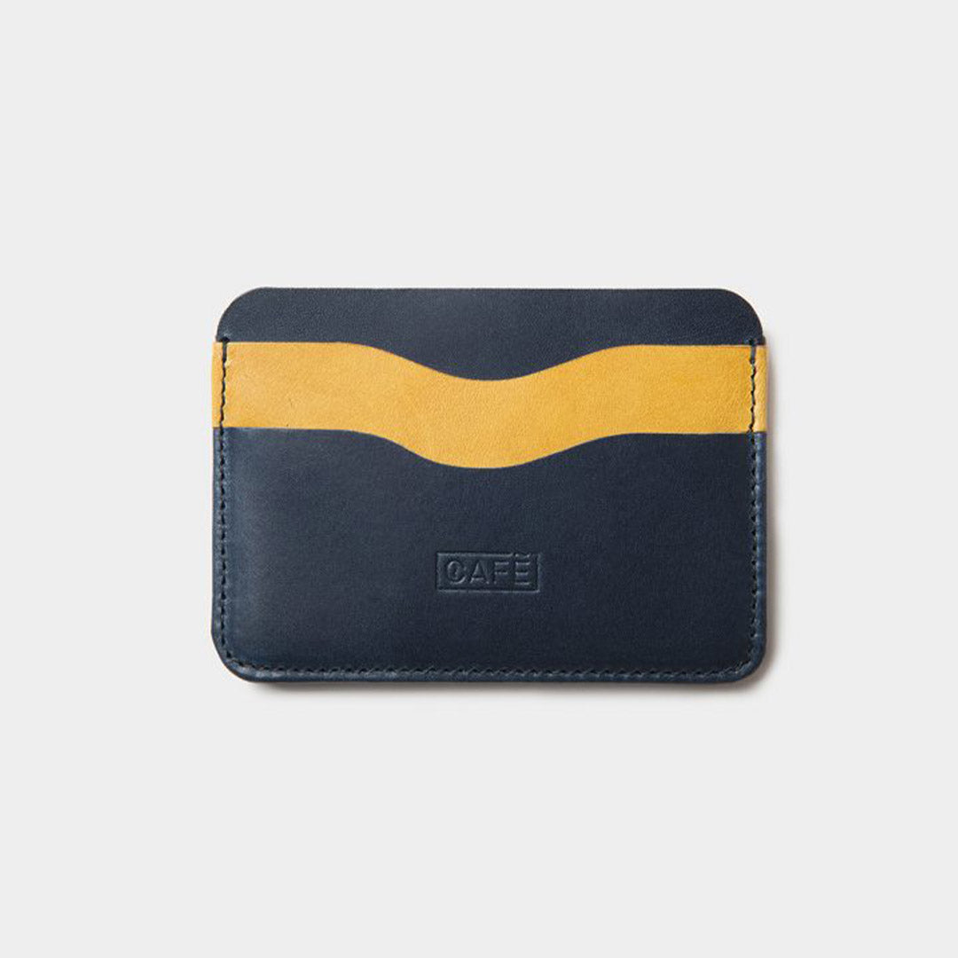 Leather Card Holder Panama Ocean