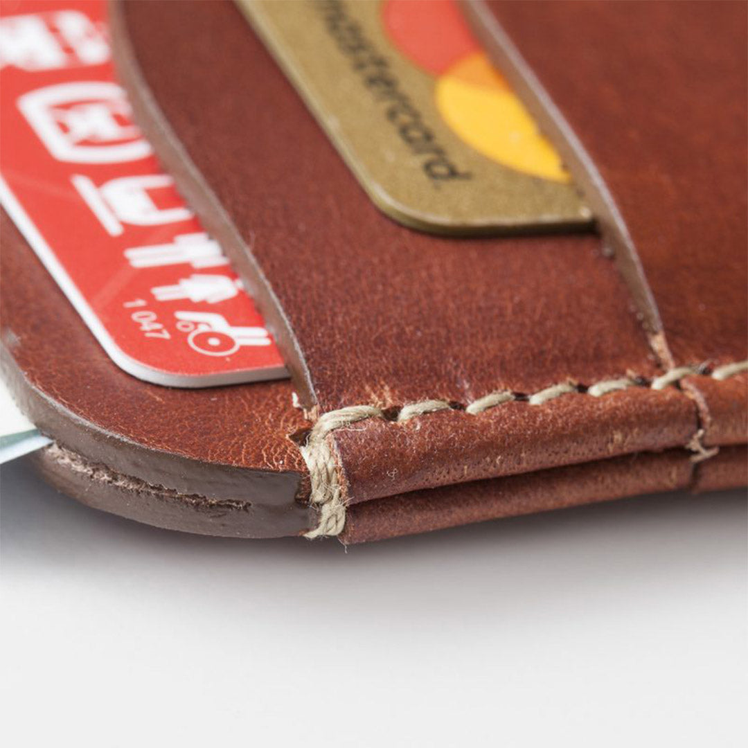 Leather Card Holder Panama Roasted
