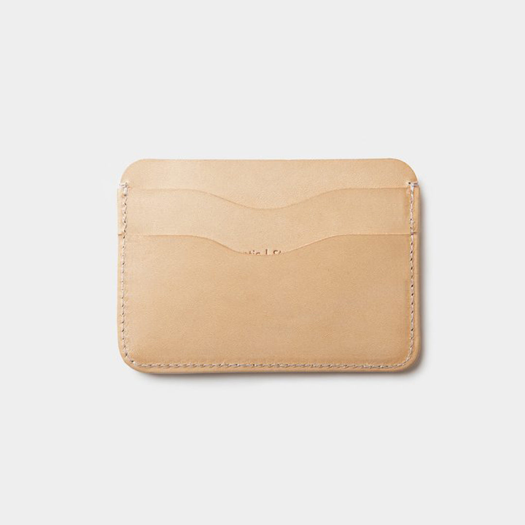 Leather Card Holder Panama Natural