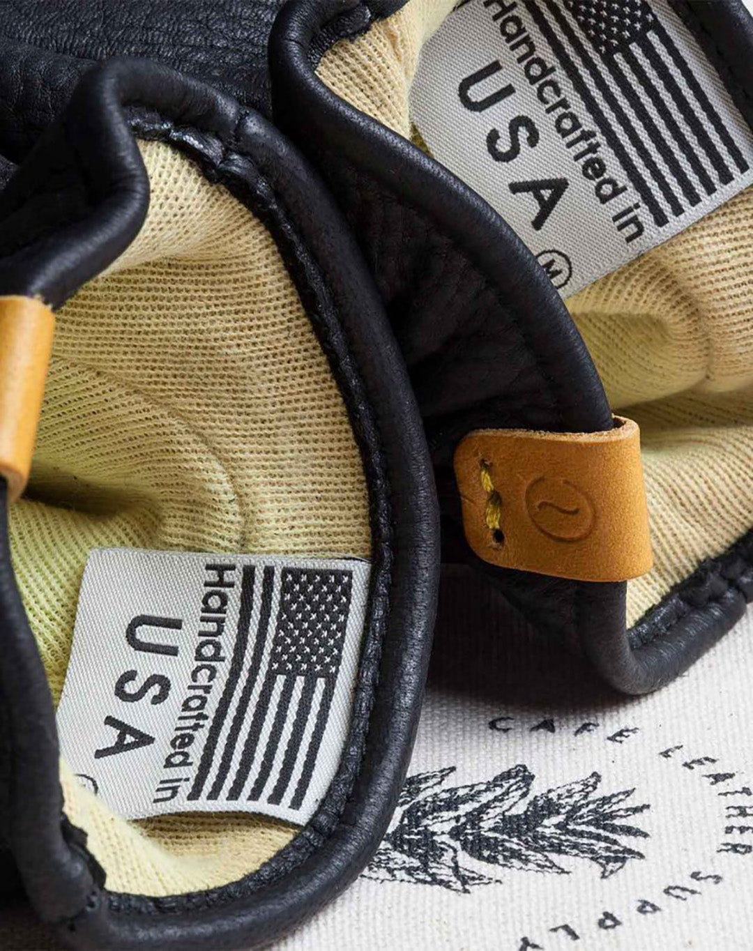 Rascal Deerskin Gloves Black