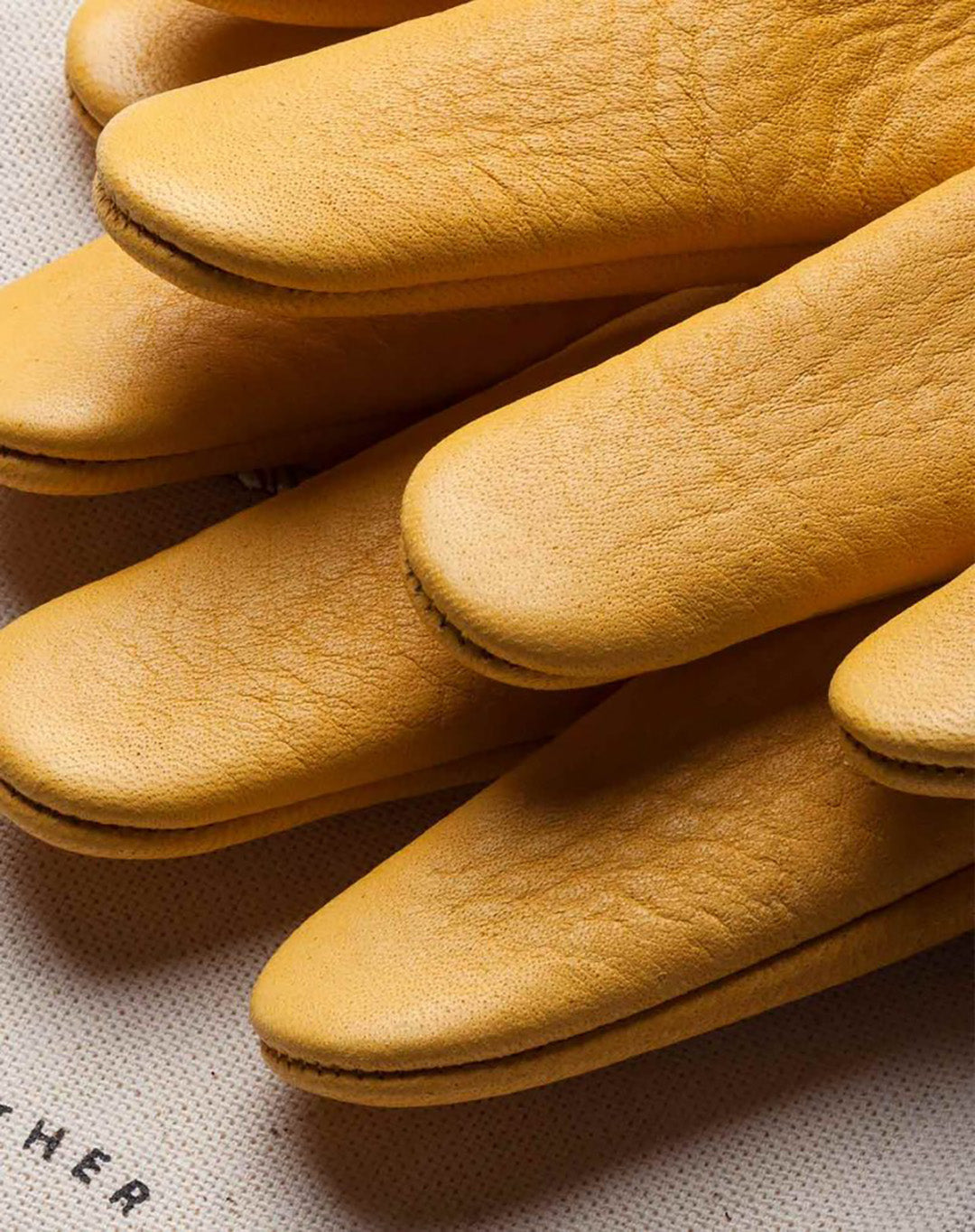 Rascal Deerskin Gloves Yellow