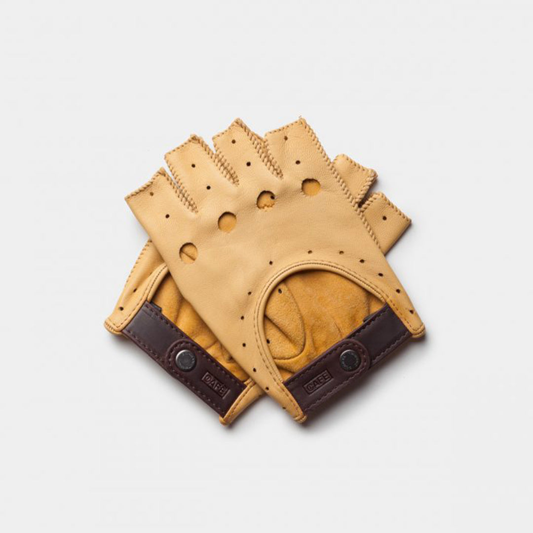 Fingerless Driving Gloves Roasted