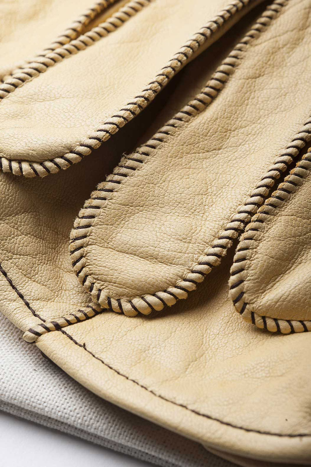 Leather Gloves Rascal Cream