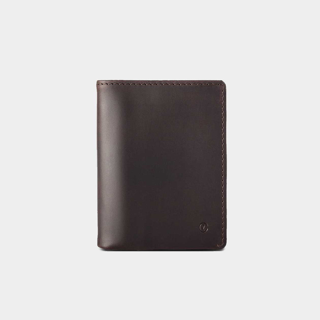 Slim Leather Wallet Costa Black Coffee