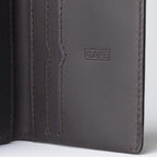 Slim Leather Wallet Costa Black Coffee