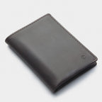 Slim Leather Wallet Costa Black Coffee