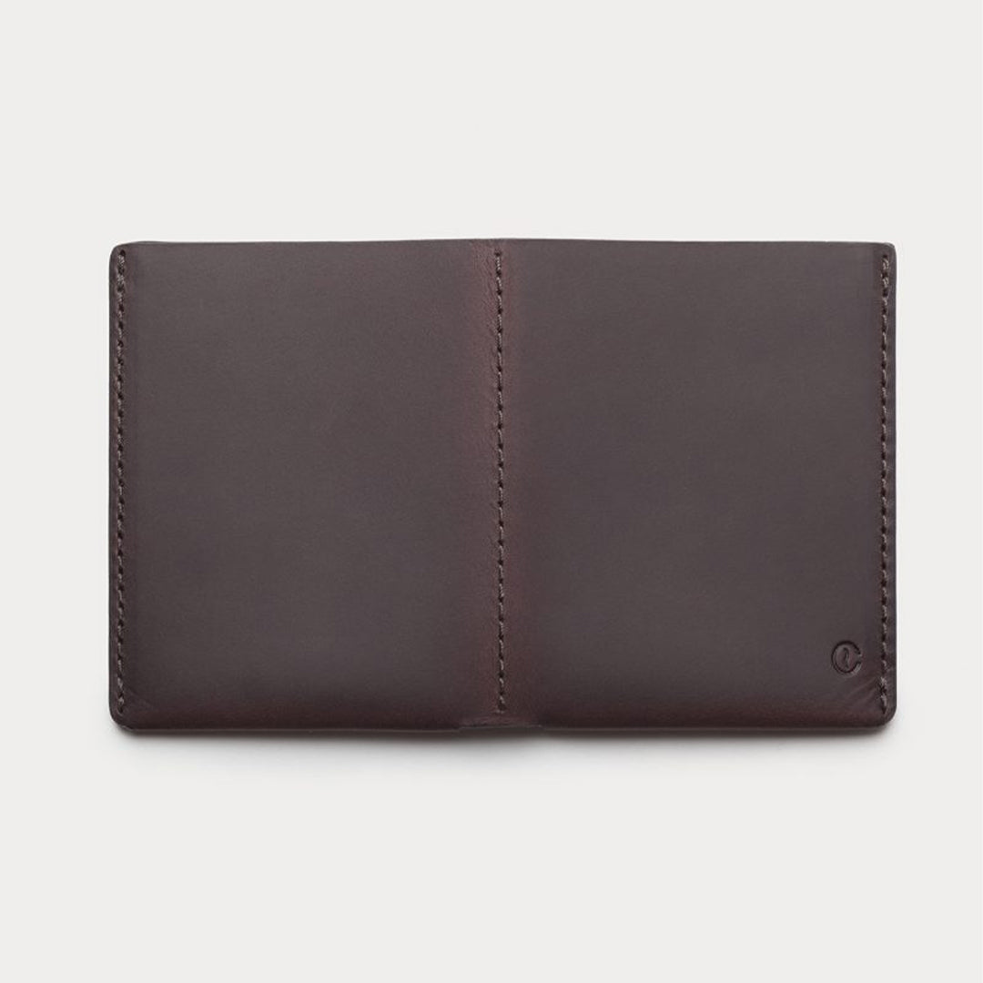 Ultra Slim Leather Wallet Jamaica Black Coffee