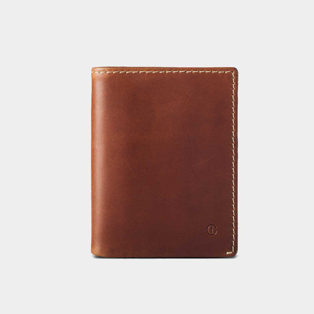 Slim Leather Wallet Costa Black Coffee