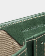 Slim Leather Wallet Costa Rica Green