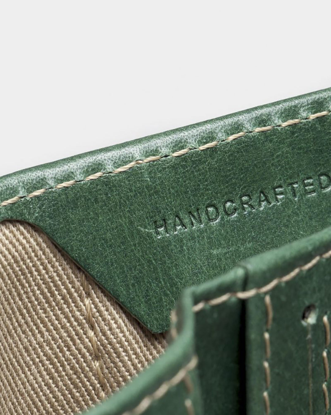 Slim Leather Wallet Costa Rica Green