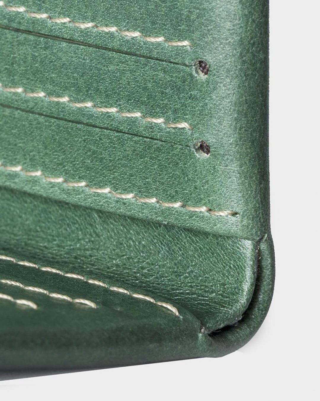 Slim Leather Wallet Costa Rica Green