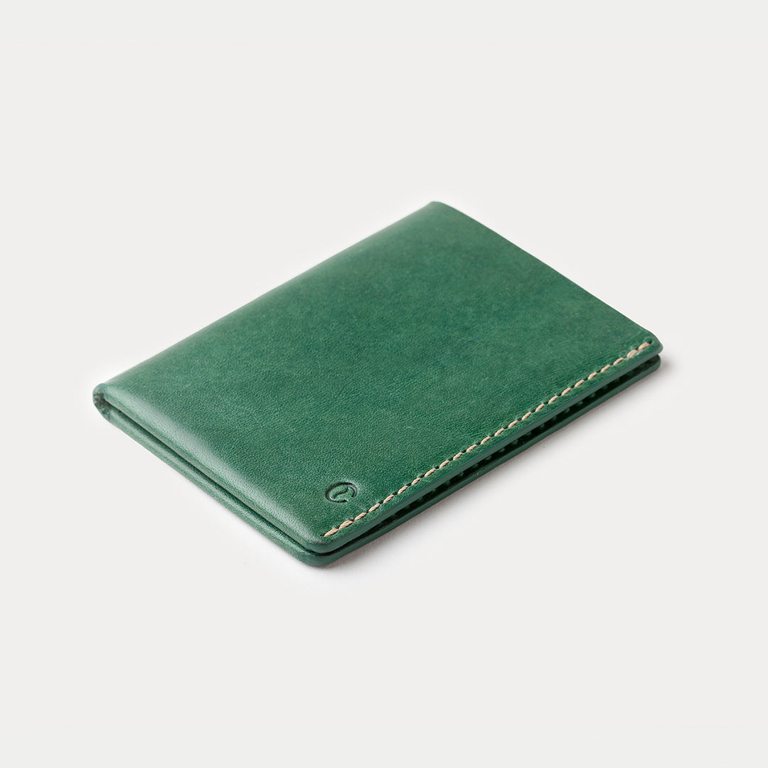 Ultra Slim Leather Wallet Jamaica Greenery