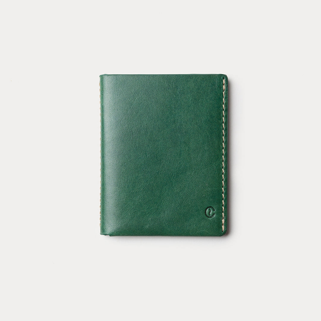 Ultra Slim Leather Wallet Jamaica Greenery
