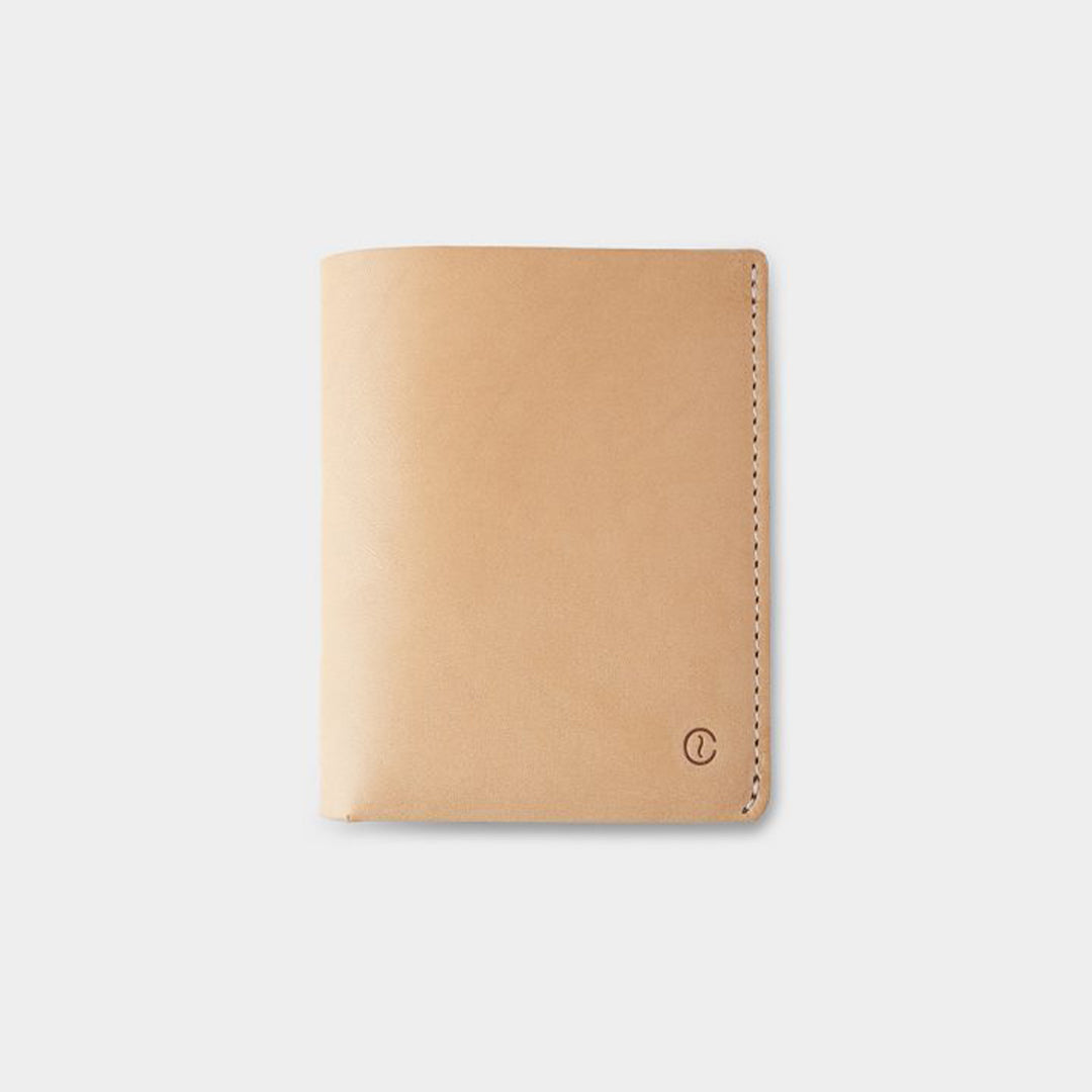 Ultra Slim Leather Wallet Jamaica Natural