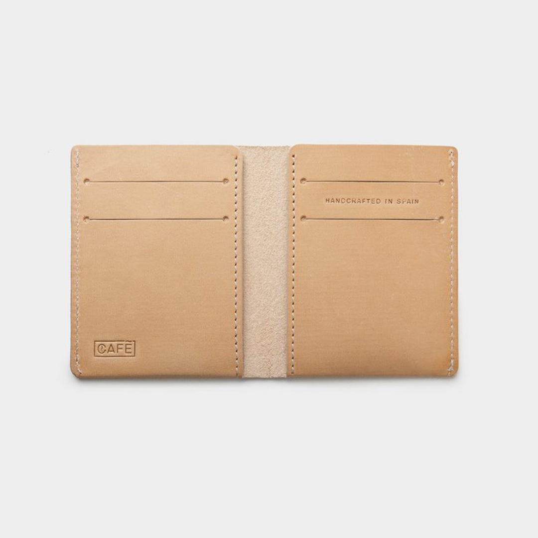 Ultra Slim Leather Wallet Jamaica Natural