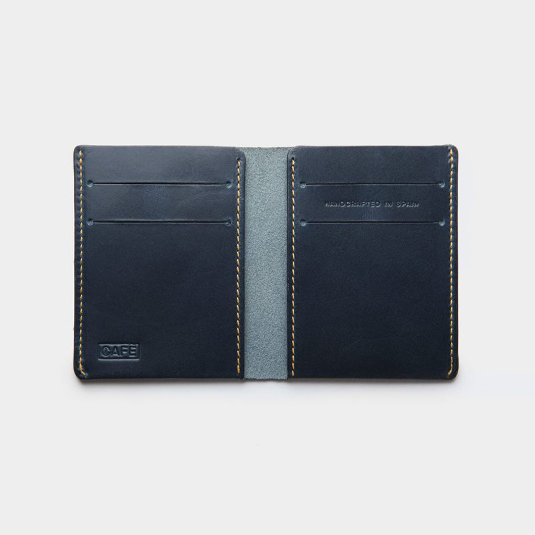 Ultra Slim Leather Wallet Jamaica Ocean