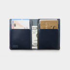 Ultra Slim Leather Wallet Jamaica Ocean
