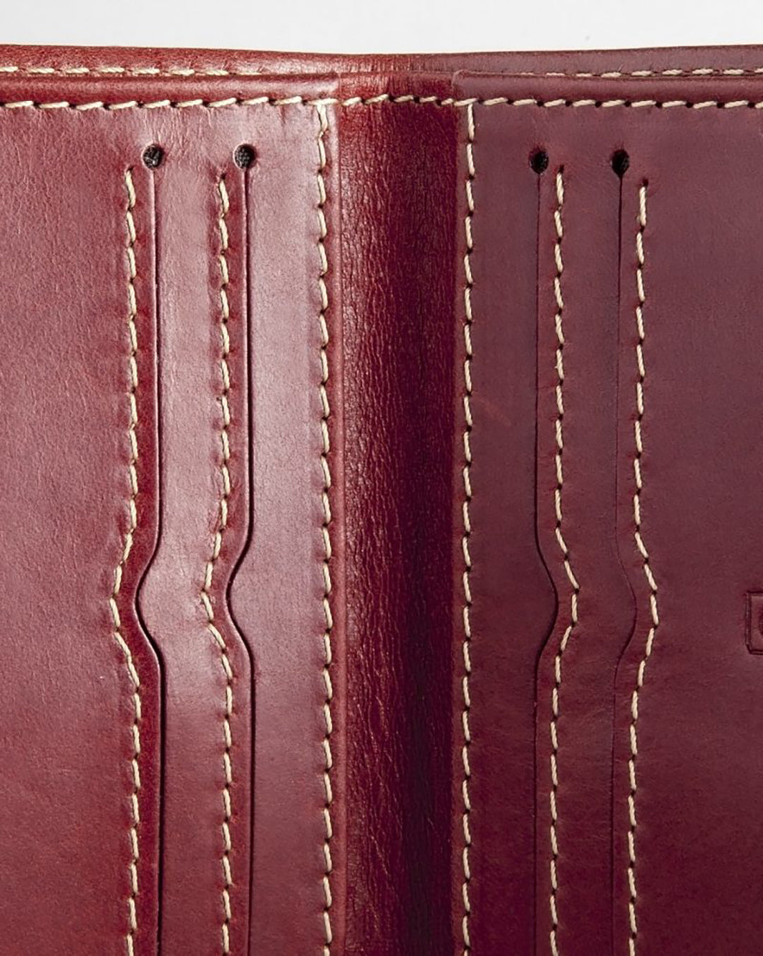 Slim Leather Wallet Costa Rica Berry