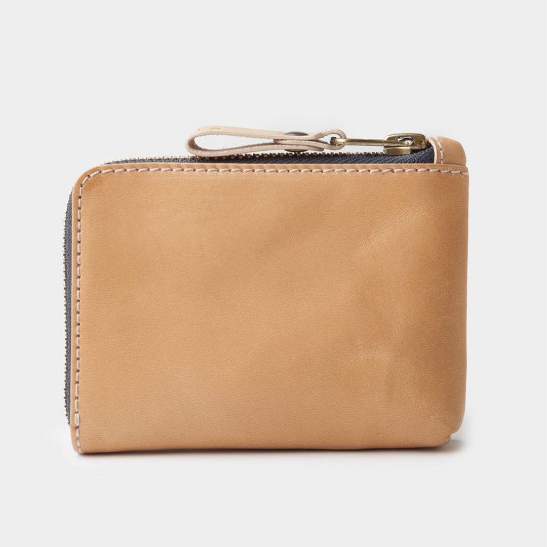 Leather Zip Wallet Roasted