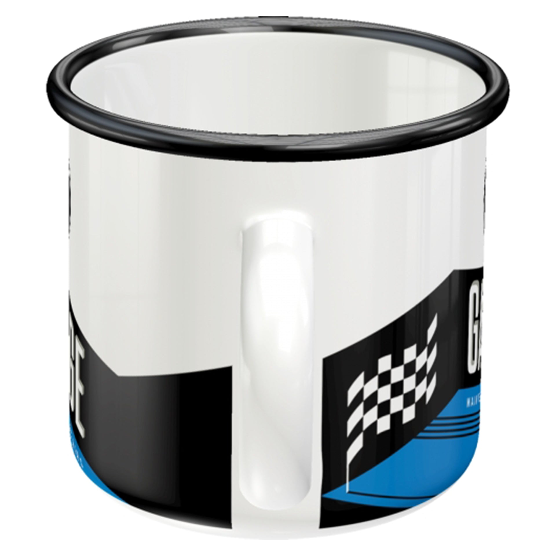 BMW Garage Enamel Mug