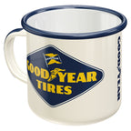 Goodyear Tires Enamel Mug