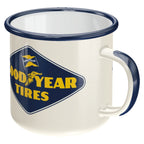 Goodyear Tires Enamel Mug