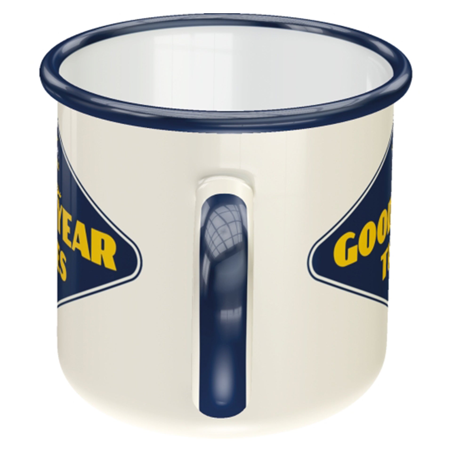 Goodyear Tires Enamel Mug