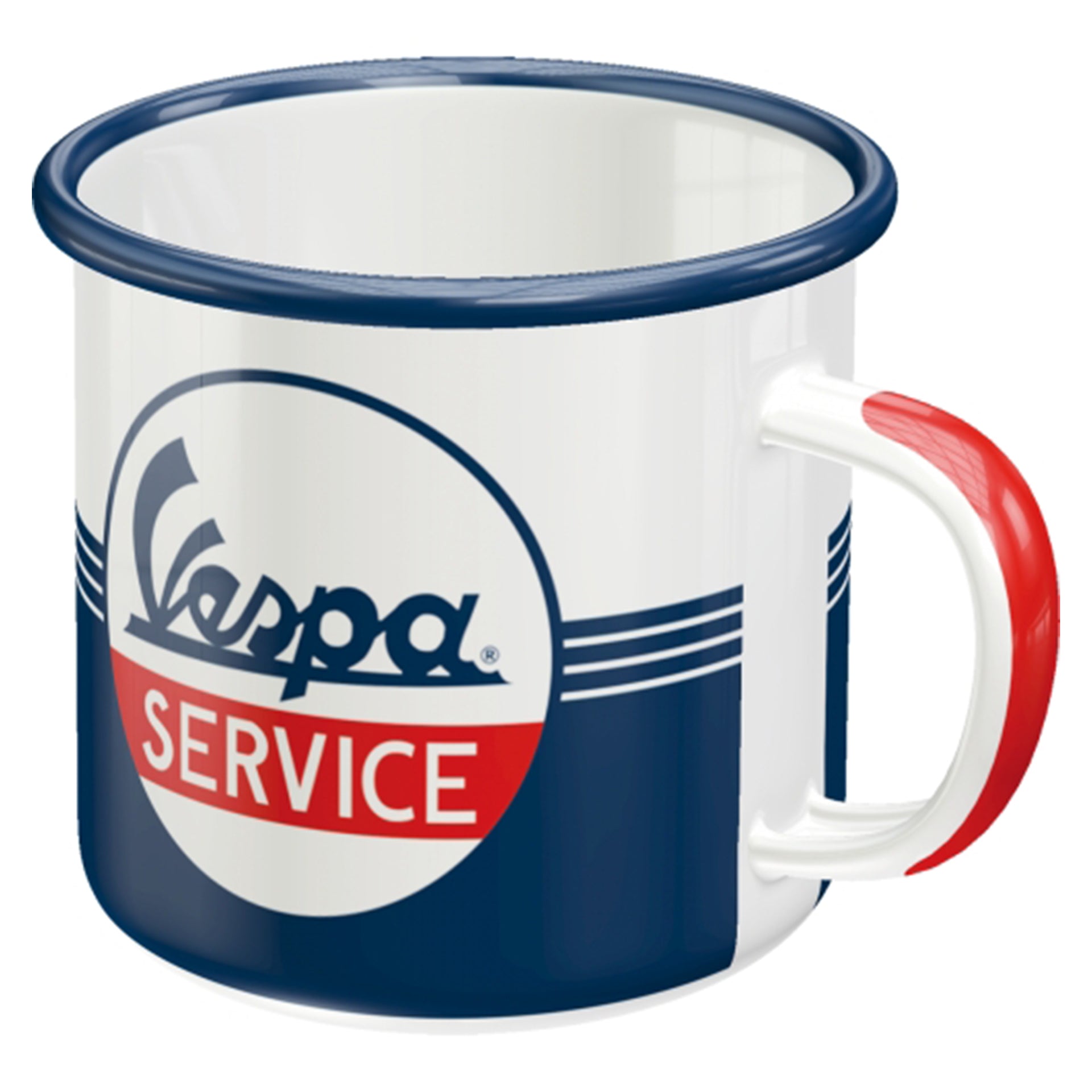 Vespa Service Enamel Mug