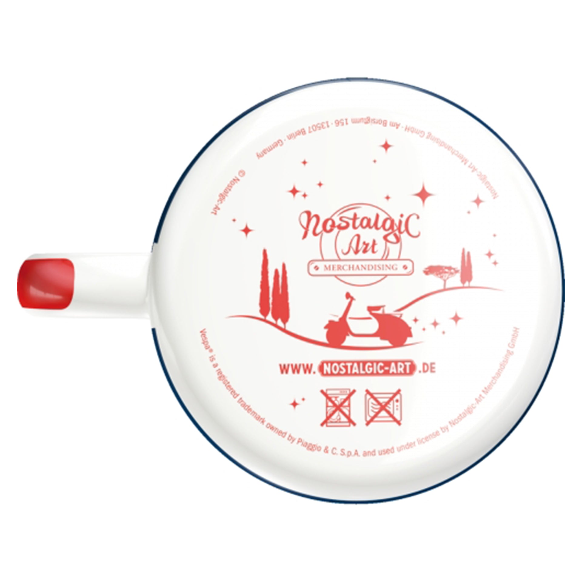 Vespa Service Enamel Mug