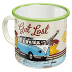Volkswagen Kombi Let's get Lost Enamel Mug