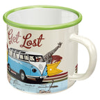 Volkswagen Kombi Let's get Lost Enamel Mug