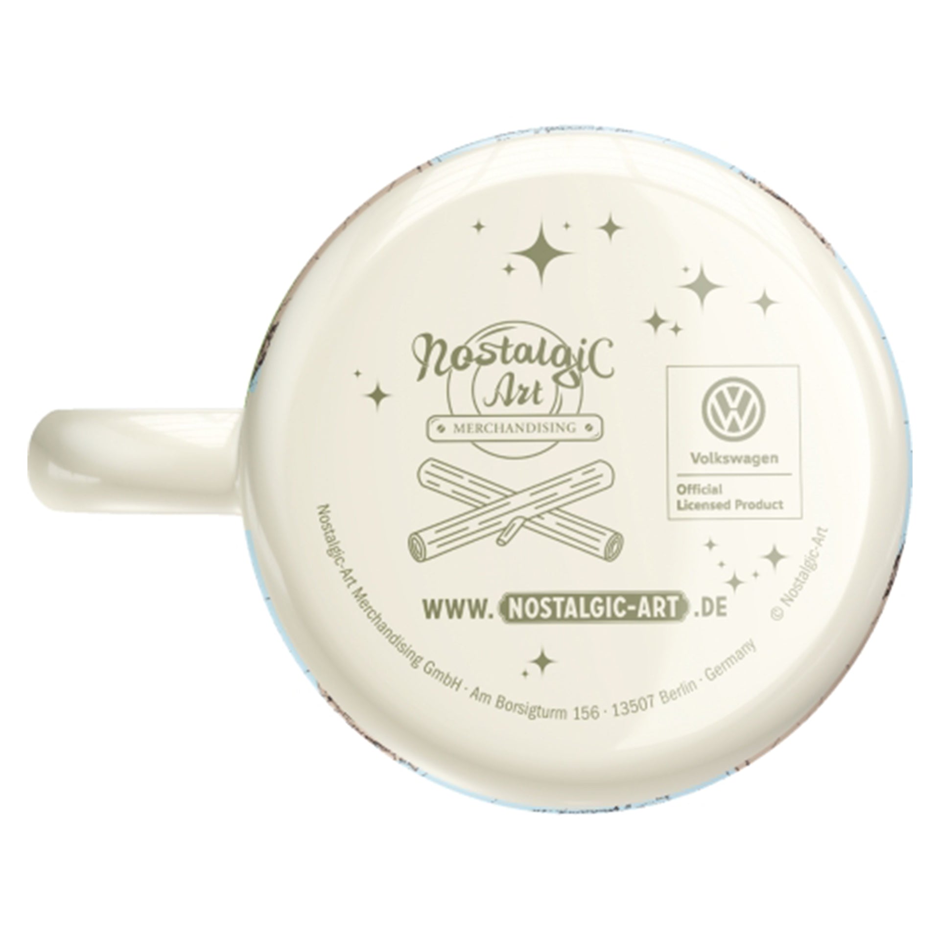 Volkswagen Kombi Let's get Lost Enamel Mug