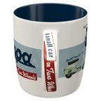 Vespa A Small Car on Two Wheels Mug