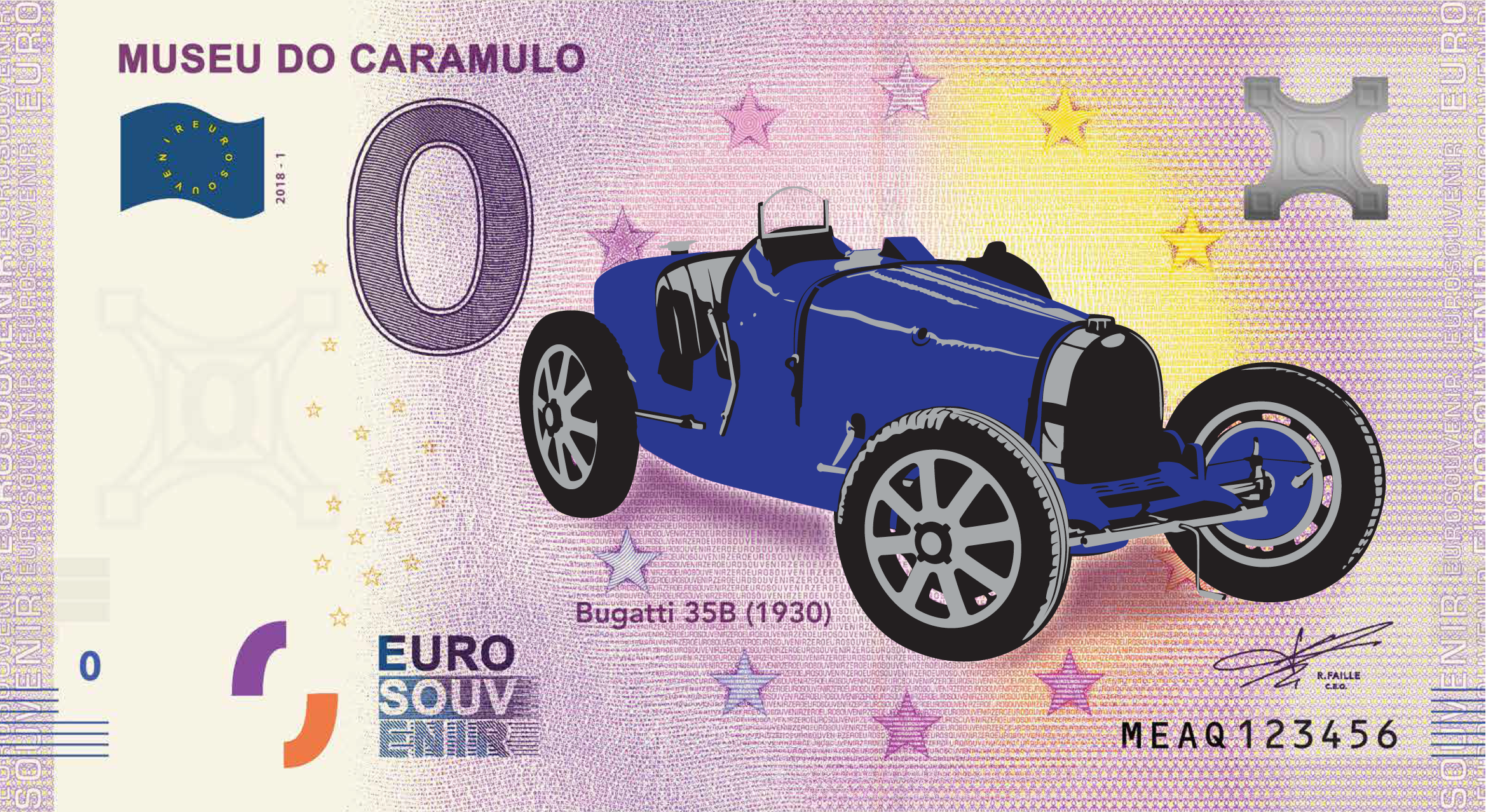 Bugatti 35B (1930) Banknote