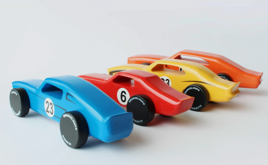 Wooden Toy Car Gift Set - Handmade - American Muscle Cars