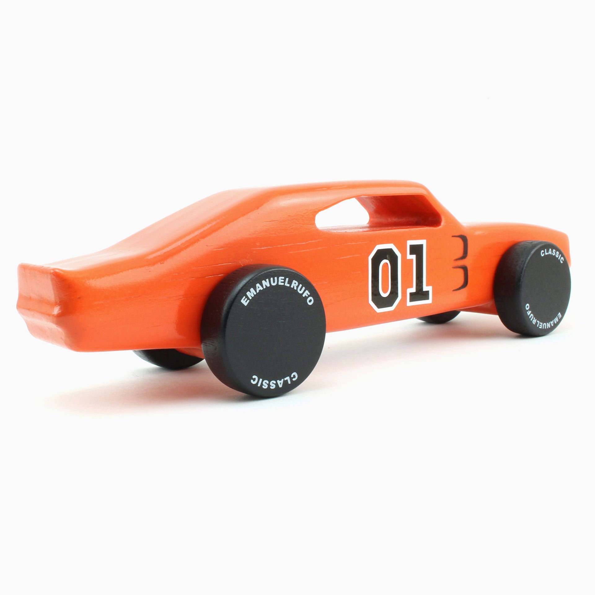 CL 08 Wood Car Toy Inspired by a Classic American Muscle car