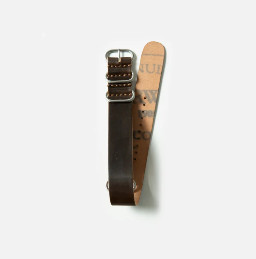 Cordovan NATO Strap in Natural