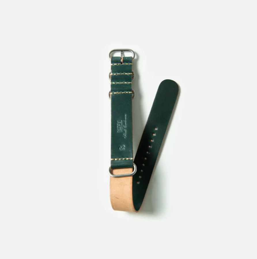 Cordovan NATO Strap in Natural