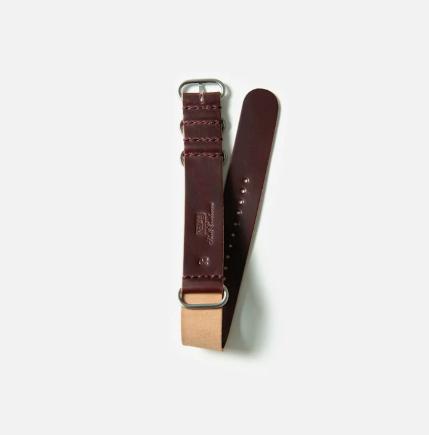 Cordovan NATO Strap in Natural