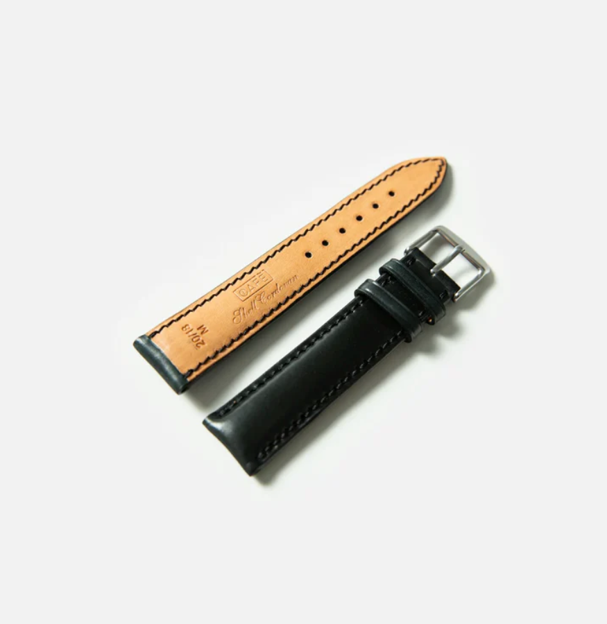 Cordovan Strap Padded in Black