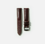 Cordovan Strap Padded in Black Coffee