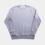 The Crewneck Sweater in Grey Melange