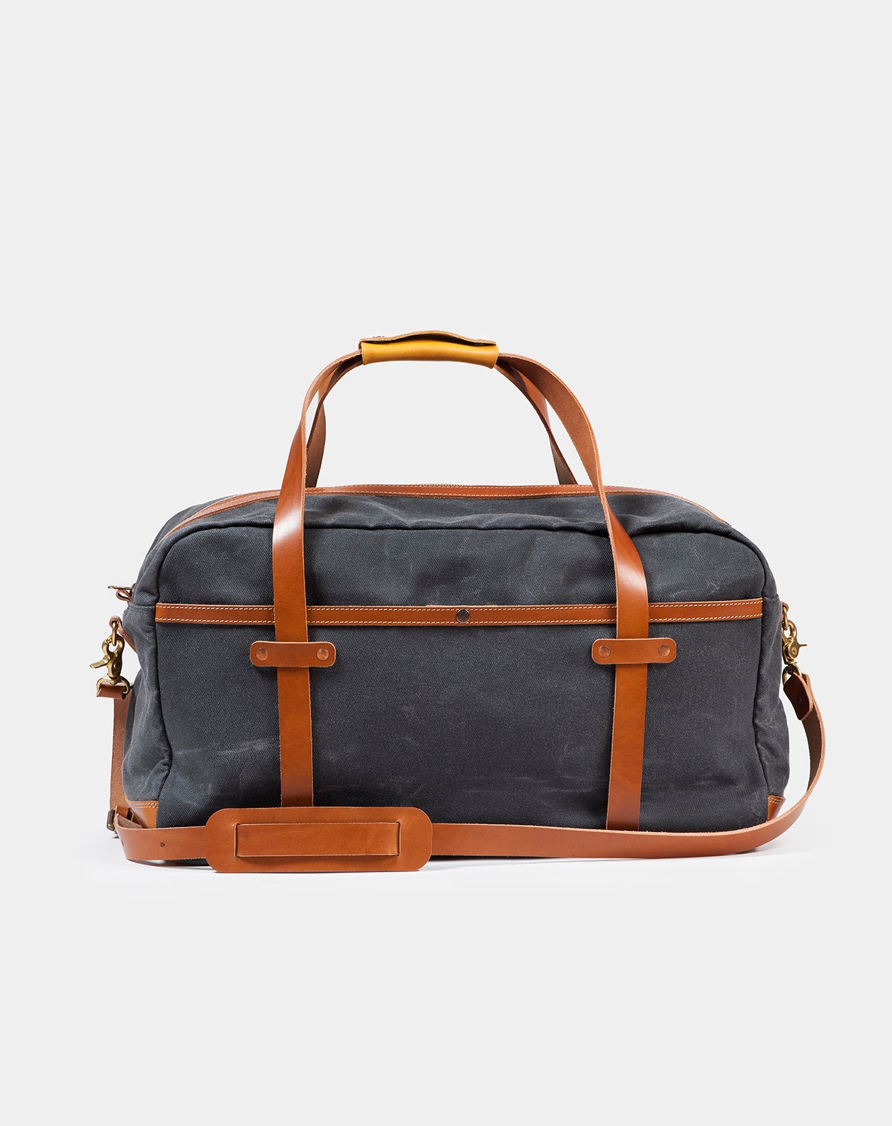Weekender Travel Bag in Charcoal & Roasted